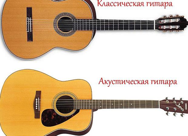 Как отличить акустическую гитару от классической и важна ли разница